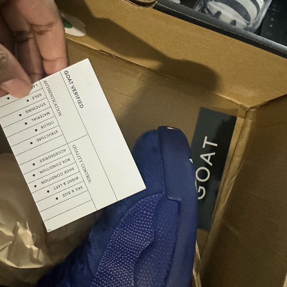 GOAT Blue Sneakers deep royal blue